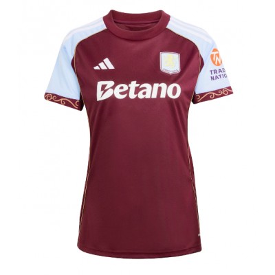 Maglie da calcio Aston Villa Harvey Elliott #9 Prima Maglia Femminile 2025-26 Manica Corta Maglie da calcio Aston Villa Harvey Elliott #9 Prima Maglia Femminile 2025-26 Manica Corta